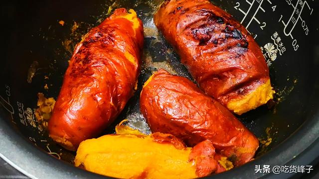 电饭锅烤红薯的做法，电饭煲烤红薯按什么键（原来烤红薯这么简单）