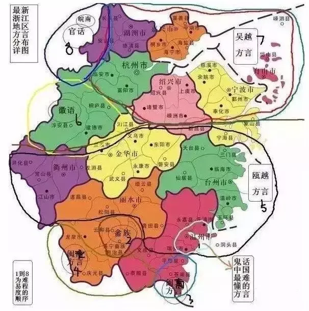 浙江有多少种方言，浙江最难听懂的方言排名