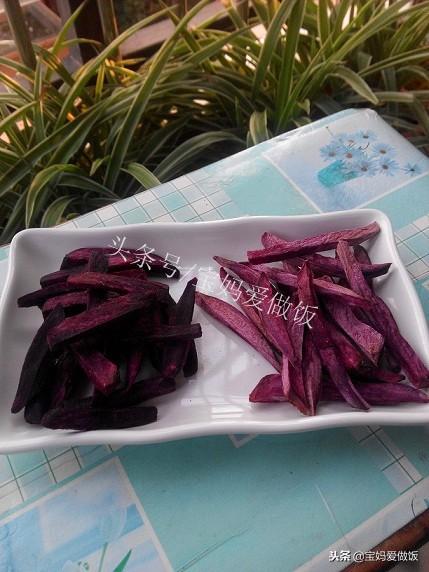 紫薯干的做法，三蒸三晒红薯干做法窍门（自制无聊追剧磨牙小零食）