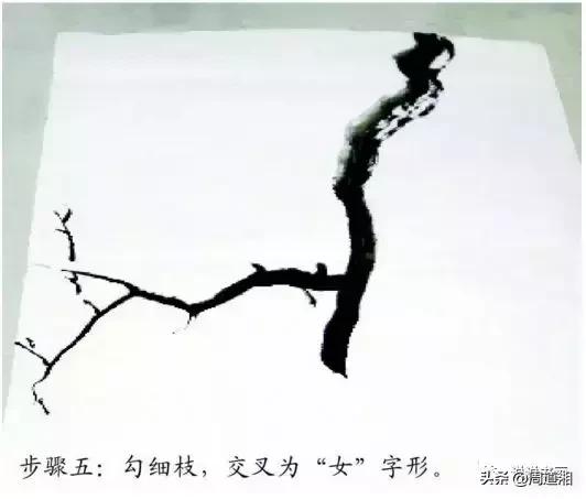 梅花13怎么手绘画，教梅花13怎么画（国画入门教程——梅花的画法）