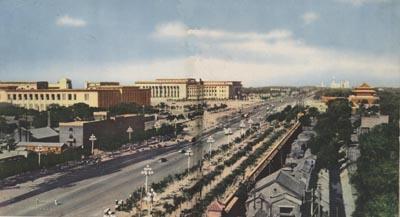 天安门广场图片，北京天安门城楼老照片（天安城门广场正面图片）