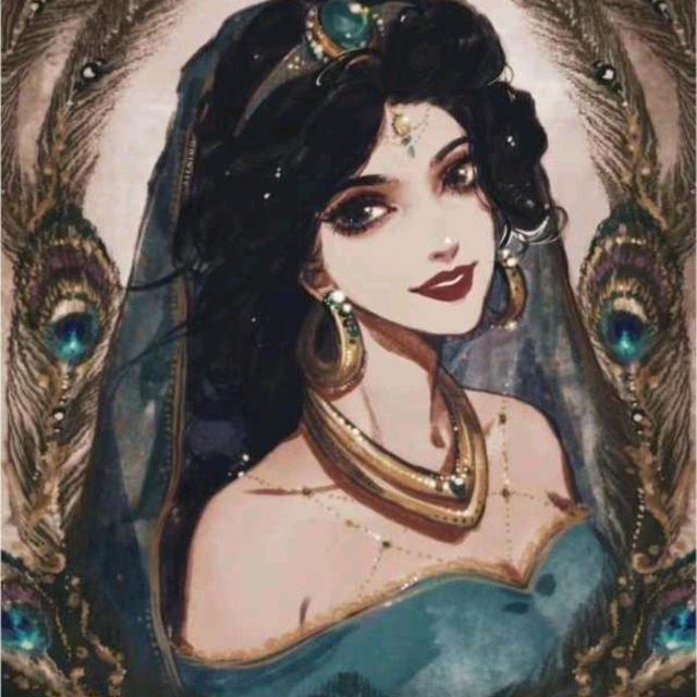 江孑 美人鱼动漫二次元女头，微信头像，江孑 美人鱼动漫二次元女头（迪斯尼公主头像丨长发公主青清纯）