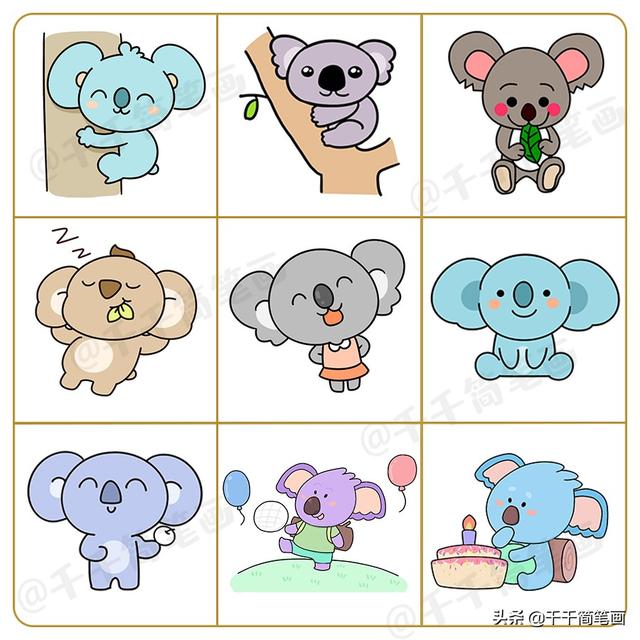 兔子简笔画彩色，兔子彩色简笔画怎么画（200+小动物简笔画大合集）