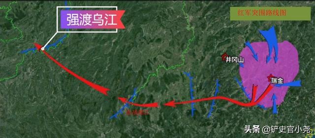 四渡赤水路线图，四渡赤水路线动画演示（毛主席的四渡赤水究竟有多牛）