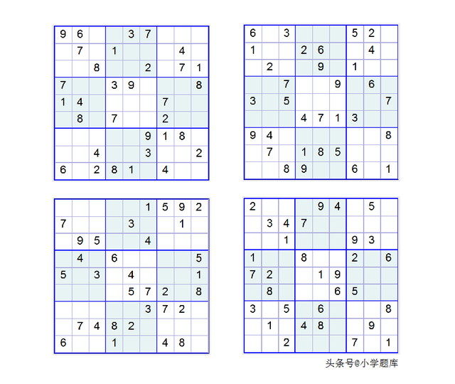 数独的入门解题方法，九宫数独练习和方法