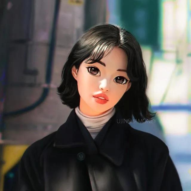 可爱的蜜桃猫，微信头像，可爱的蜜桃猫（手绘#酸甜口的、清新果香ext的女生头像\u0026偏清淡）