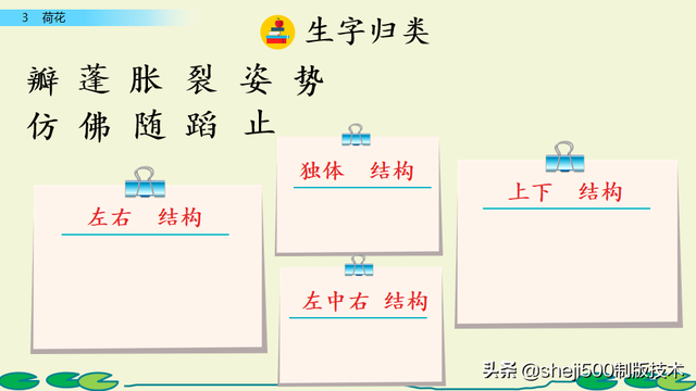 莲蓬的蓬是不是读轻声，莲蓬的蓬为什么读轻声（部编版语文三年级下册第3课《荷花》图文讲解）
