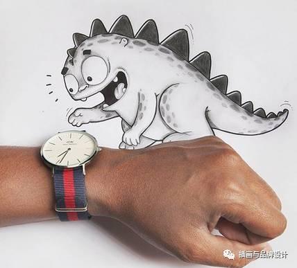小恐龙怎么画，恐龙怎么画简单又好看（创意手绘丨他画出一只很有戏的小恐龙）