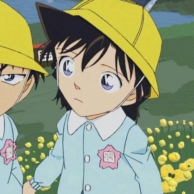 新兰情头一对两张，爱了爱了，微信头像，新兰情头一对两张，爱了爱了（start）