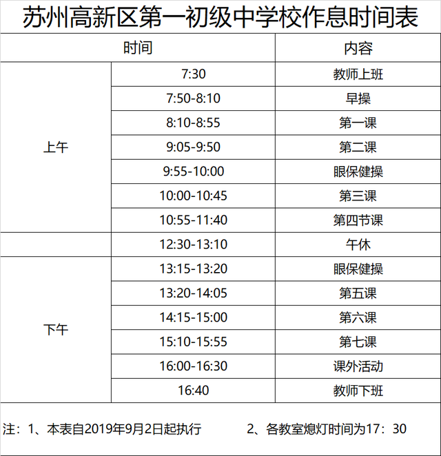 小学几点放学，小学生中午几点放学（苏州37所重点中小学分班、课程表、作息时间汇总）
