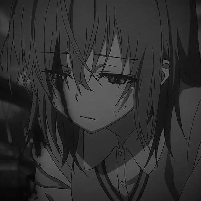 丧系优质女头/你的一句不爱，微信头像，丧系优质女头/你的一句不爱，能要了我的命（丧系动漫女头）