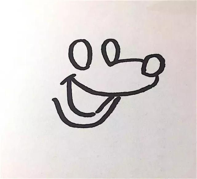 大耳朵图图简笔画，简笔画大耳朵图图简单画法（迪斯尼经典动画之米奇、米老鼠最简单的画法）