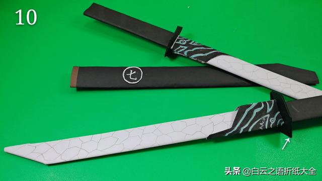 飞镖怎么折简单又帅气的飞镖，简单酷炫的飞镖折纸——可以玩的折纸（折一把伍六七系列之魔刀千刃图解教程）