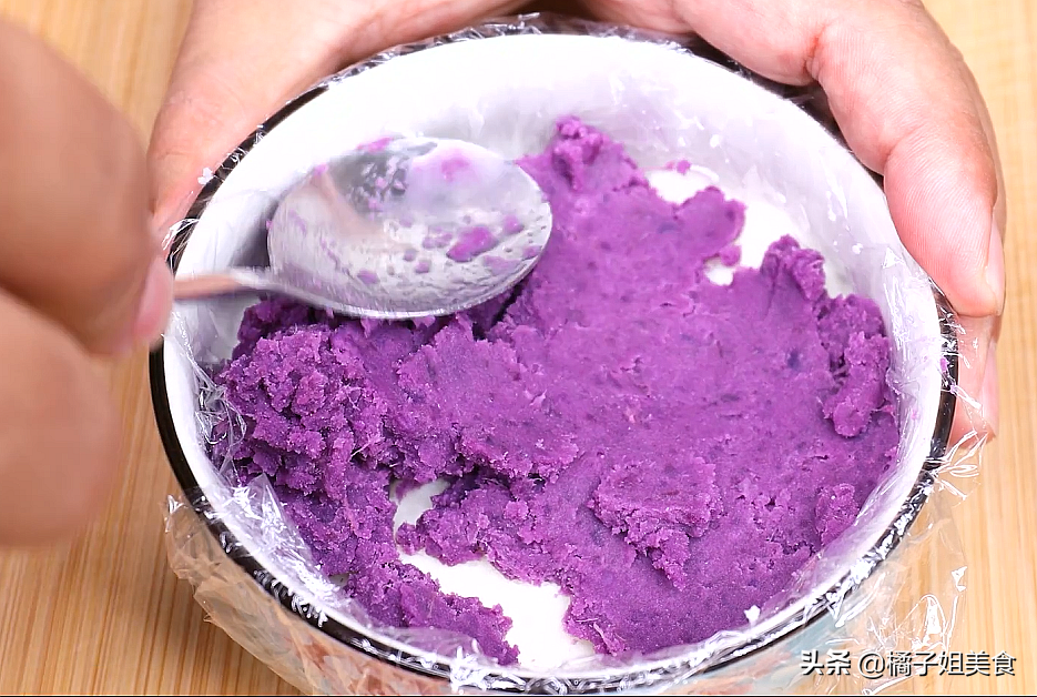 图片[3]-【酸奶紫薯山药】做法步骤图 好吃又好看 比蛋糕还解馋-起舞食谱网