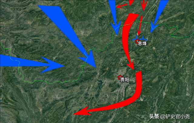 四渡赤水路线图，四渡赤水路线动画演示（毛主席的四渡赤水究竟有多牛）