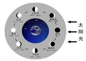 2022年2月1日的月相图图片