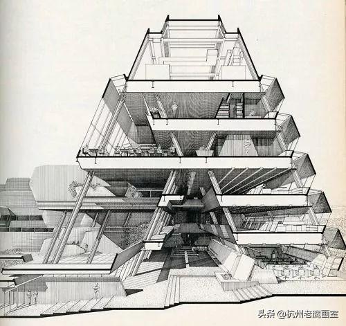 建筑手绘简单，建筑手绘入门（这位建筑大师的神级手绘）