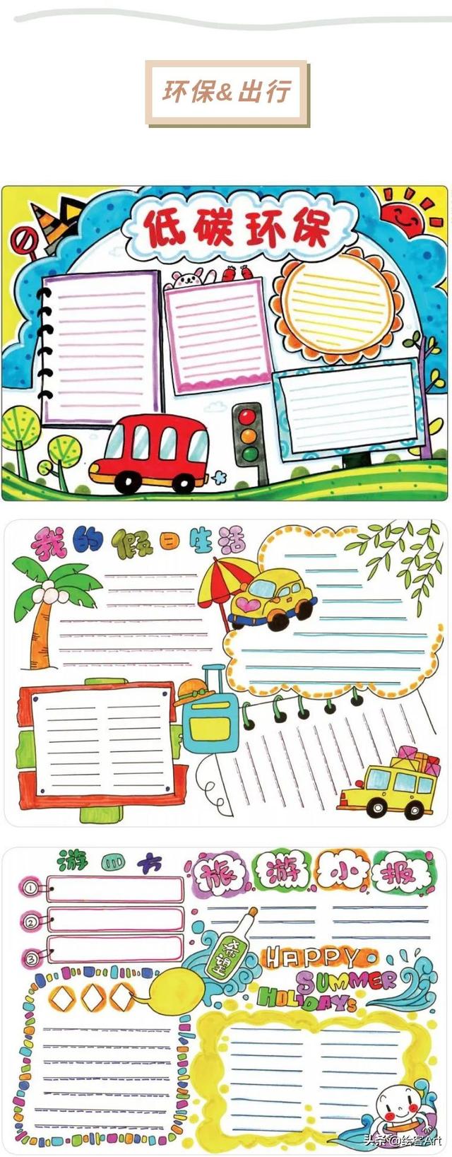 学生手抄报设计指南，学生手抄报设计指南内容（劳动节、母亲节、环保安全主题全攻略）