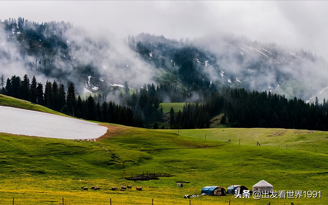 乌鲁木齐到伊犁多少公里，内蒙古包头到新疆伊犁多少公里（沿途草原雪山美翻天际）