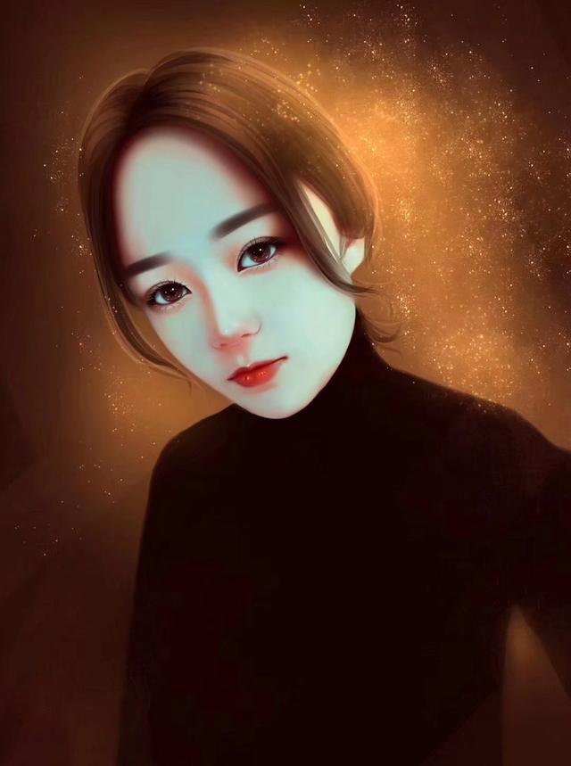 油画系头像，手绘微信，油画系头像，手绘（夏天的凉爽冬天的温暖都给到你）