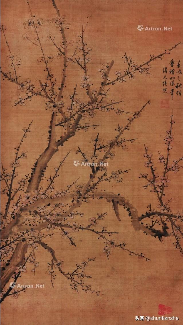 写意梅花100种画法，构图一百例，学完够用了