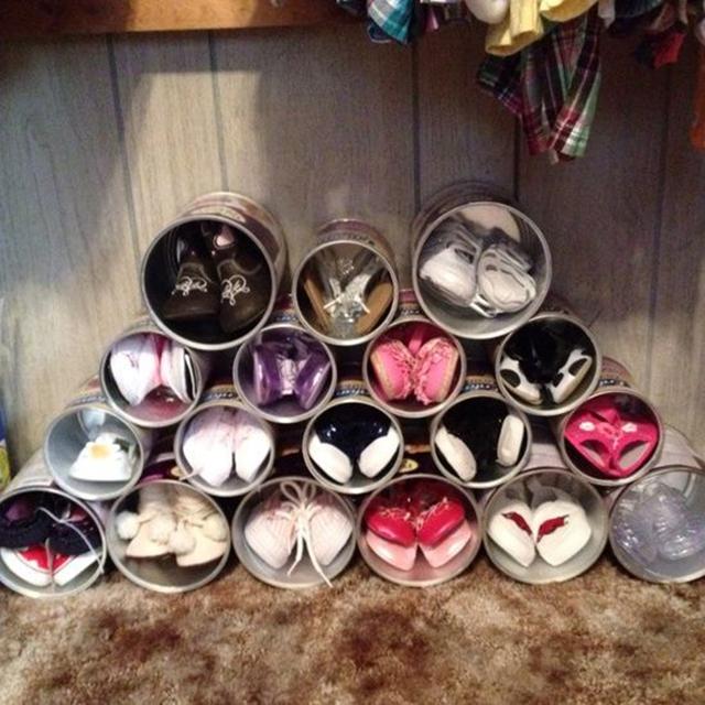 纸壳板自制鞋柜，自制木板鞋柜（给孩子做了个定制鞋柜）