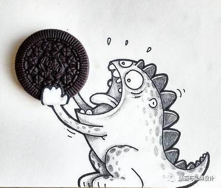 小恐龙怎么画，恐龙怎么画简单又好看（创意手绘丨他画出一只很有戏的小恐龙）