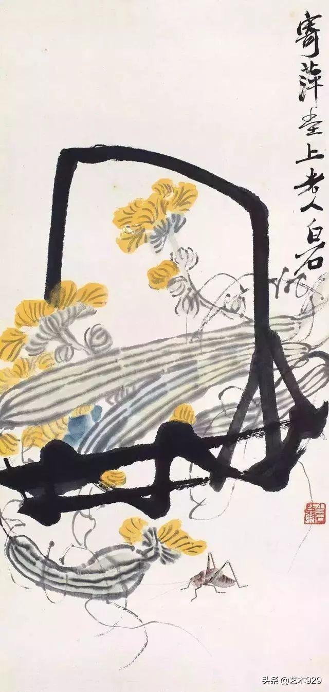 丝瓜喜欢阴还是阳，丝瓜苗喜阳还是阴（一教就会，国画丝瓜的写意画法）