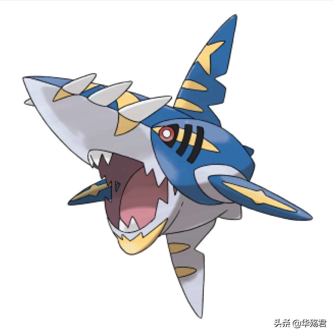 在《精灵宝可梦:月》版中的描述写道,在过去,巨牙鲨的背鳍被人类当做