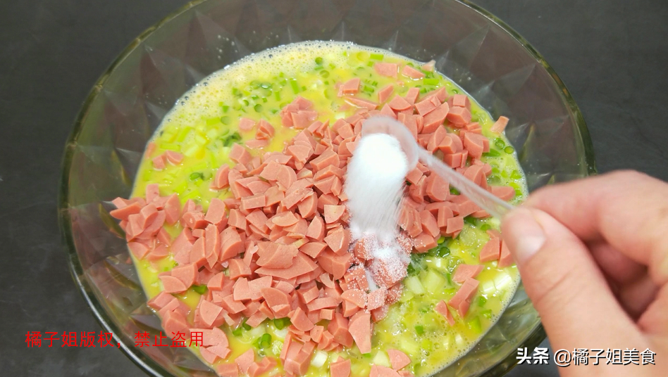 圖片[3]-【蒜苔烙雞蛋餅】做法步驟圖   鮮香味美 金黃酥脆 不吃撐都停-起舞食譜網