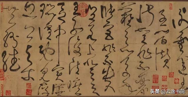 张旭古诗四帖临摹教学，张旭草书“古诗四帖”欣赏及临习秘笈