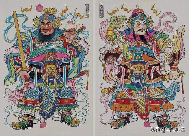 古代门神是哪两位，我国门神除过秦琼敬德赵云马超外