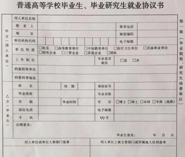 大学毕业生“三方协议”别乱签，关系到应届生身份，已有学姐吃亏