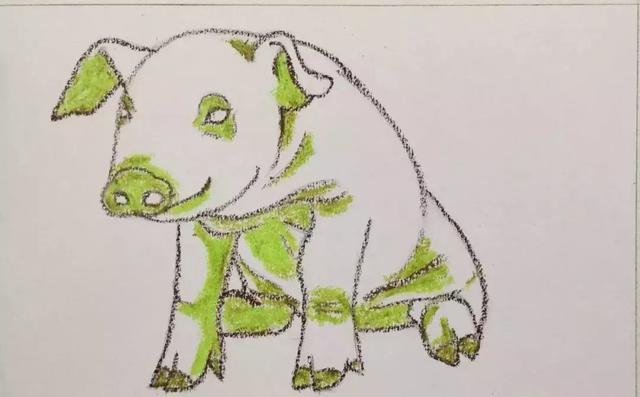 猪头简笔画怎么画，让我们一起学一下小猪简笔画吧