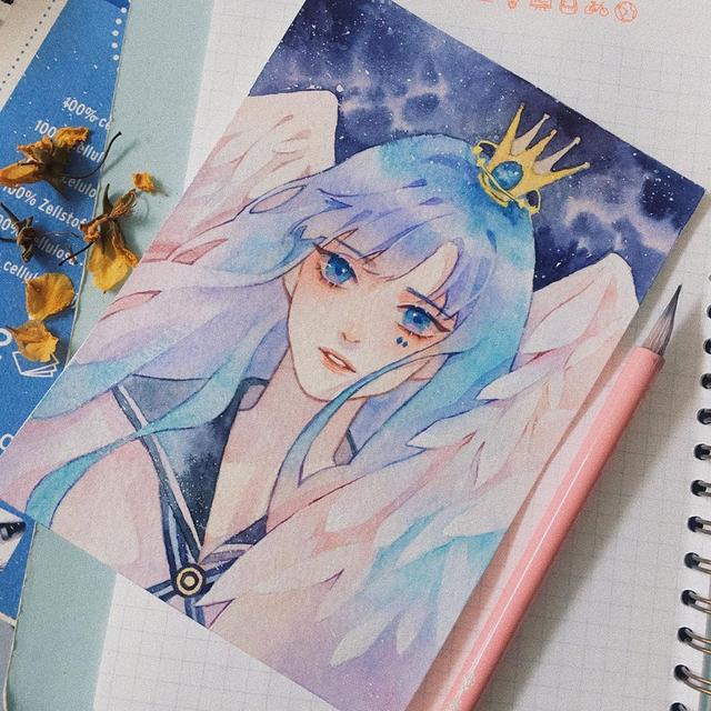 水彩画古风人物教程，水彩画人物教程（这样的水彩好想画）