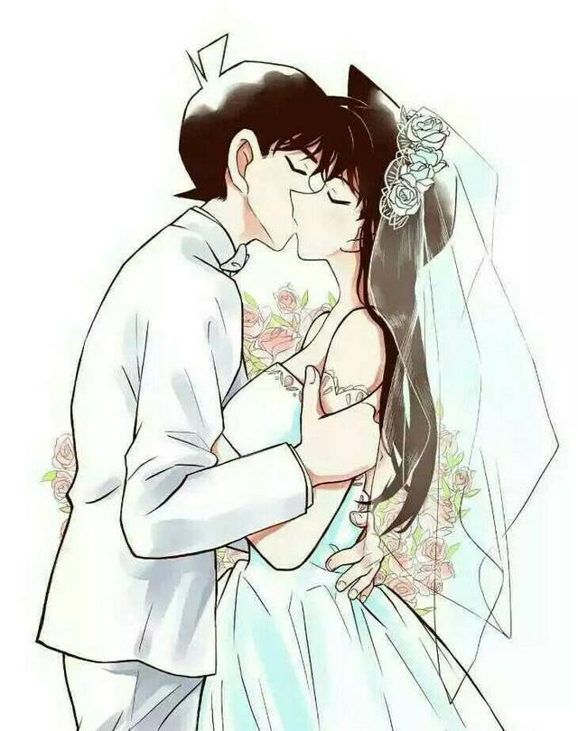 新兰情头一对两张，爱了爱了，微信头像，新兰情头一对两张，爱了爱了（start）