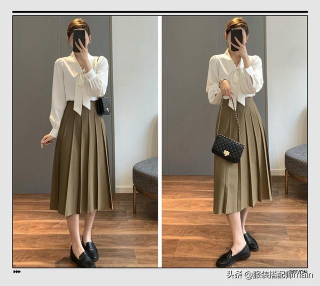百褶裙的10种搭配方法，百褶裙怎么搭配（3种搭配轻松穿出优雅气质）