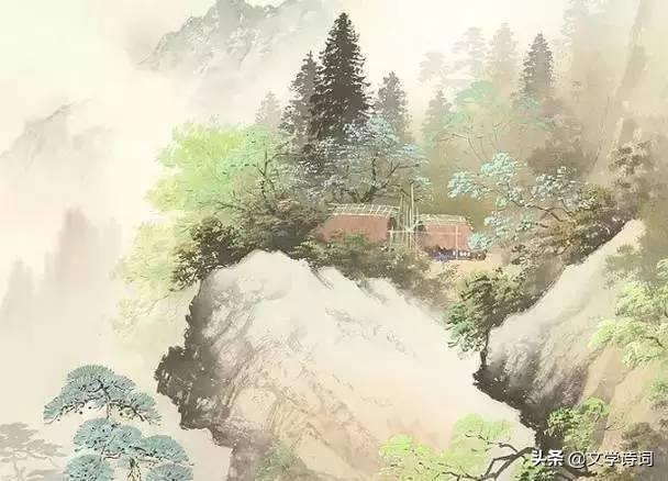 画古诗王维，一年级上册
