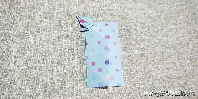 小学生必备自制信封图解步骤，小学生必备自制信封图解步骤图片（千纸鹤信封折纸教程）
