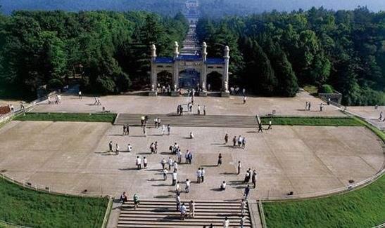 南京中山陵平面图，南京中山陵立面图（探访南京老建筑：中山陵）