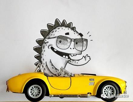 小恐龙怎么画，恐龙怎么画简单又好看（创意手绘丨他画出一只很有戏的小恐龙）