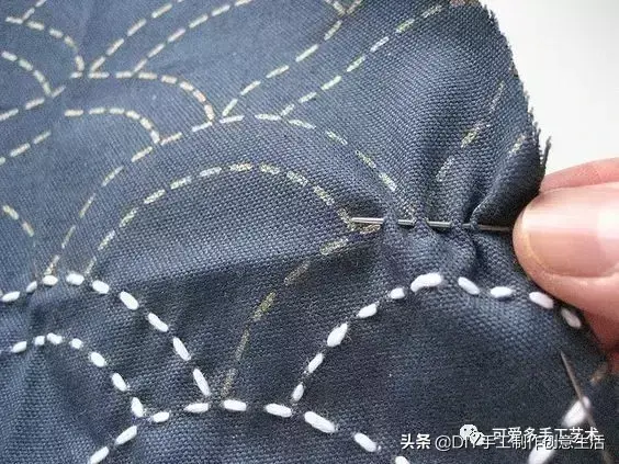 刺子绣入门针法教程，精致优雅的刺子绣
