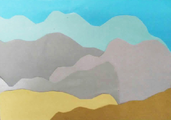 骆驼是怎么画的，骆驼是怎么画的图片（创意儿童剪贴画，沙漠里的骆驼）