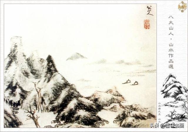 朱耷代表作品有哪些，朱耷著名作品（八大山人朱耷·花鸟作品精選）