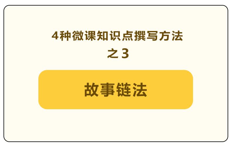 微课脚本设计案例（4种微课知识点撰写方法之3）