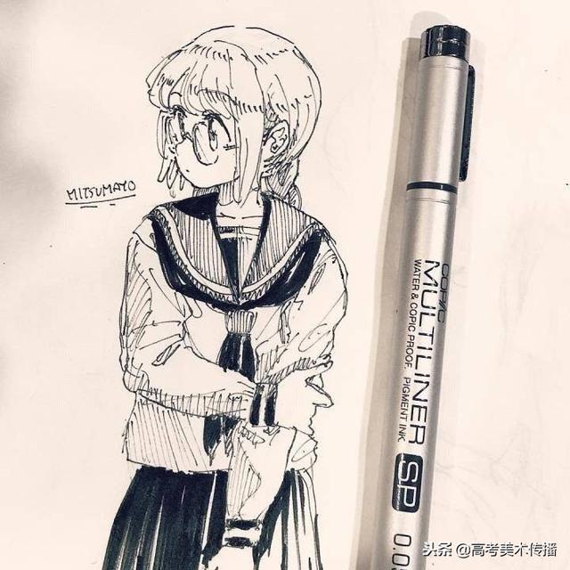 一组唯美浪漫卡通人物插画 插画师:純頃，微信头像，一组唯美浪漫卡通人物插画 插画师:純頃（一组卡通人物形象插画）