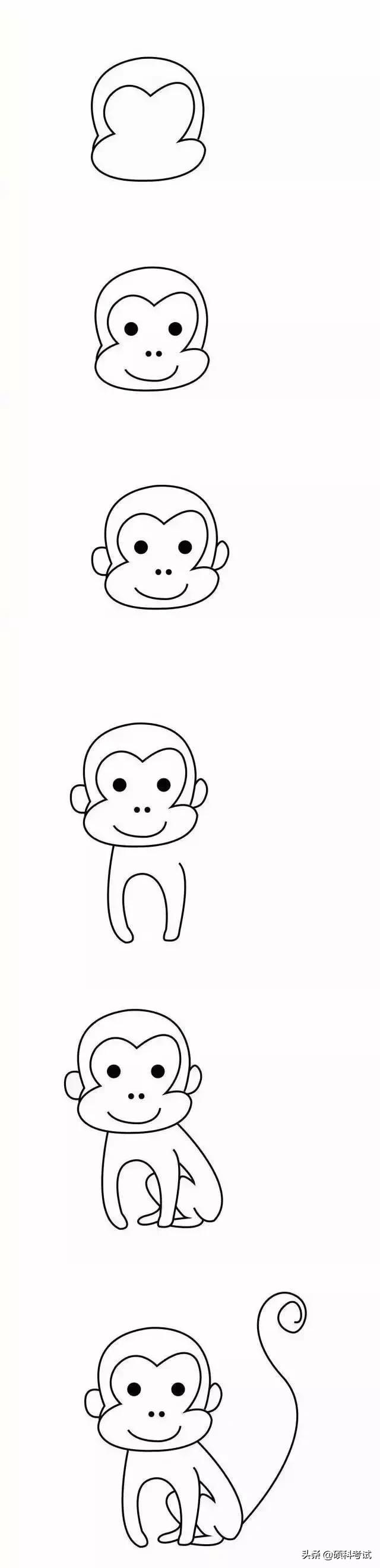 儿童的简笔画简单又好看，孩子们最爱的简笔画