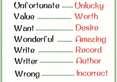 英语同义词翻译大全，英语四六级——英语考试必备