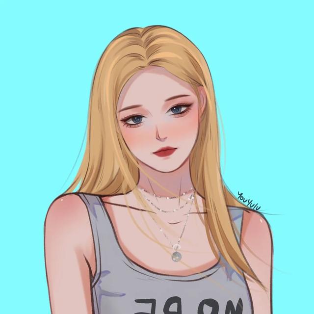 女生手机挡脸头像，女生头像一一手机遮脸微信（温柔好看的手绘女生插画头像合集来袭）