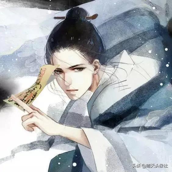 回头图片伤感男动漫古风，动漫男头  古风 伤感微信（古风动漫男生头像）